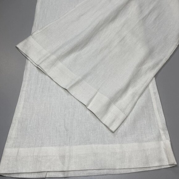 Julia Amory Women’s Obe Linen-Blend Wide Leg Pull-On Pants Size S White - Picture 6 of 6